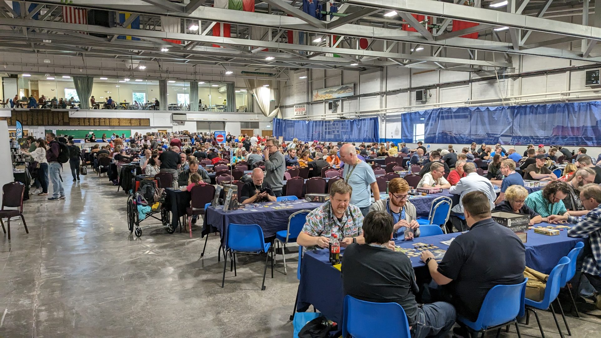 Open Play area of Tabletop Scotland