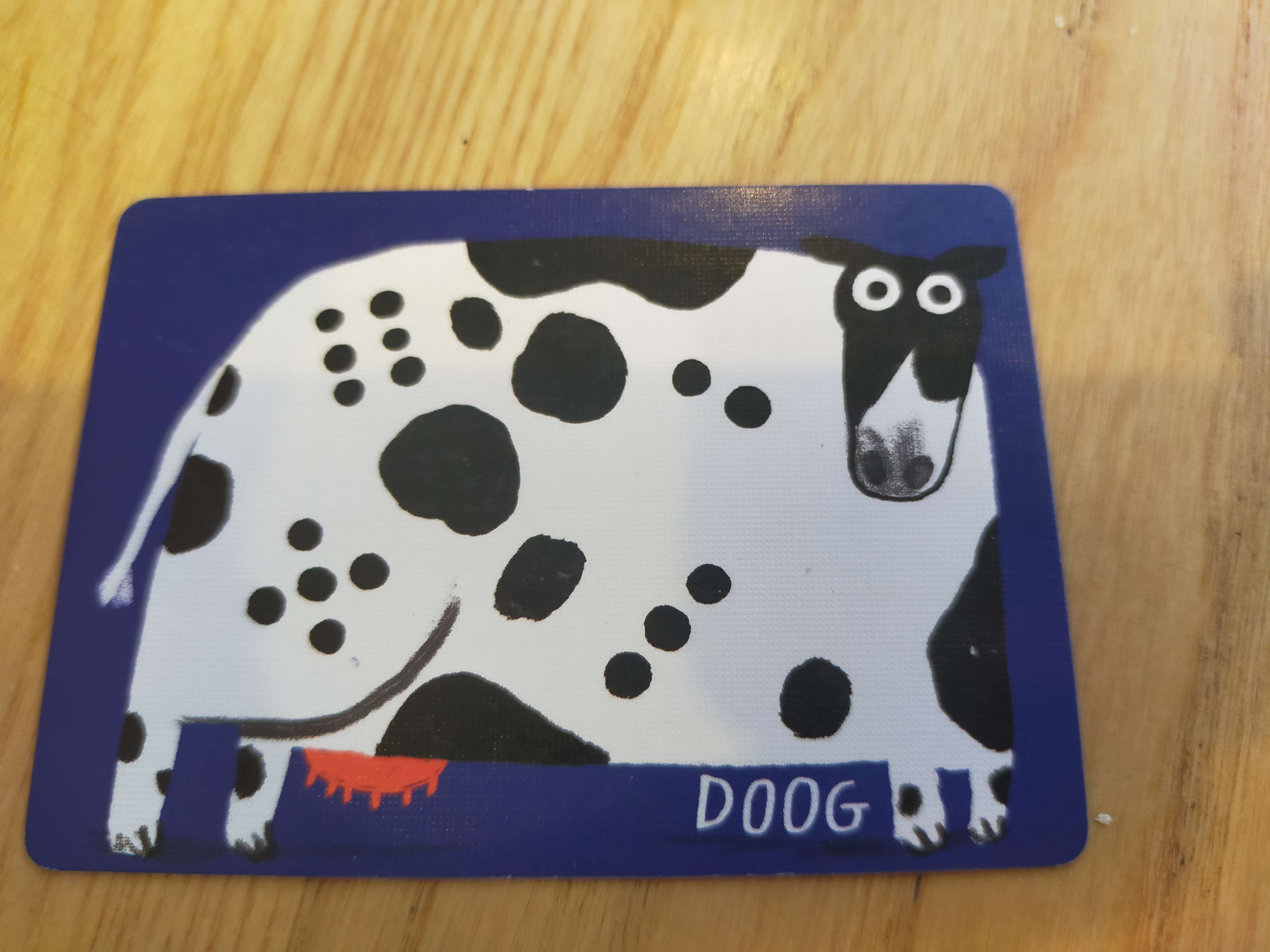 Doog, a cow that is pretending to be a dog