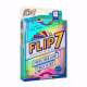 Flip 7 card game box. It is rainbow foiled and says Flip 7, Press your luck, race to 200