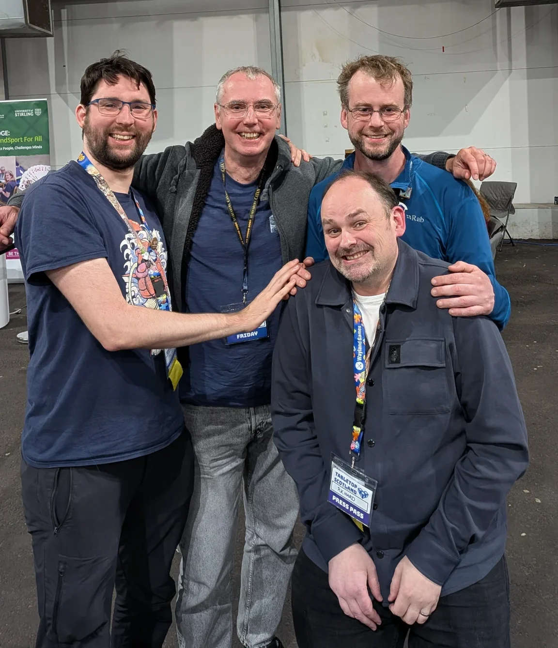 The Brainwaves team and Richard